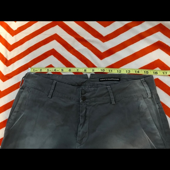 Drykorn gray wthrd look brushed cotton pants sz 28 - Picture 5 of 10